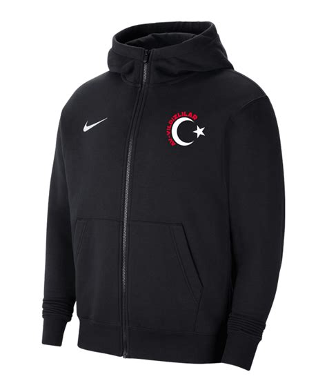 Nike TFF Türkei Kapuzenjacke Schwarz EM 2024 